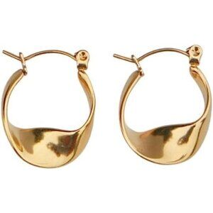 🆕 Women Gold Trendy Dainty Earrings 14K Swavey Rhinestones Small Hoop Jewelry
